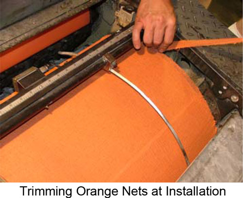 Lithco Premium Orange Wavy Anti-Marking Nets