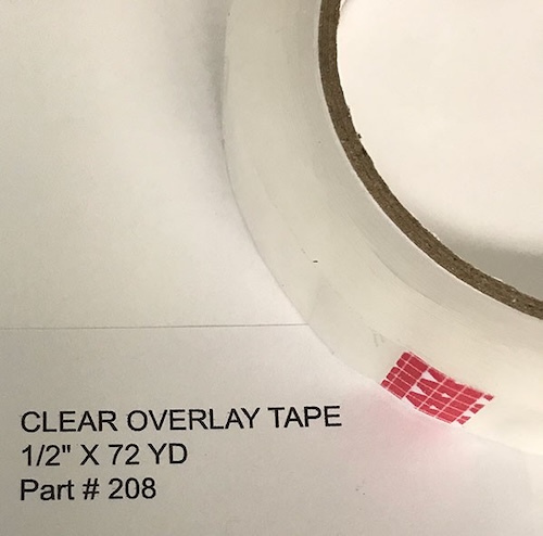 H.S. Boyd Clear Overlay Tape