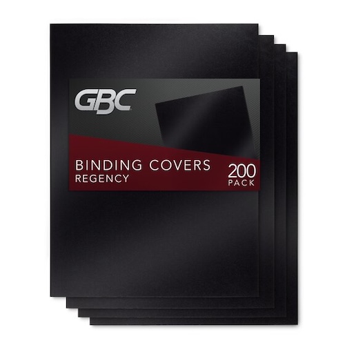 GBC Regency Binding Presentation Covers, Unpunched - 9" x 11" GBC Regency Binding Presentation Covers, Unpunched - 9" x 11"