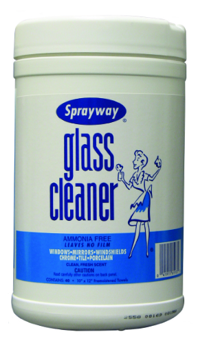 Sprayway #933 Glass Cleaner Wipes